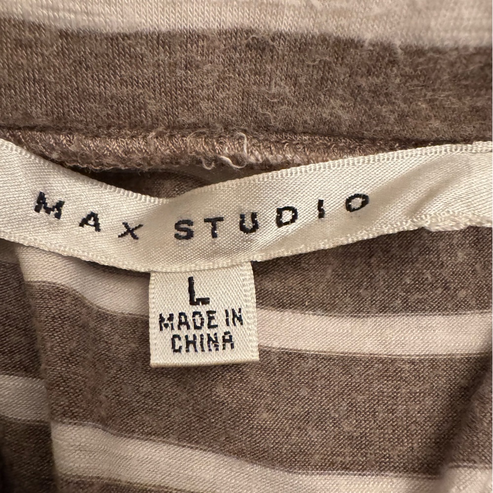 Max Studio Tan striped Maxi Skirt - Picture 7 of 8
